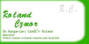 roland czmor business card